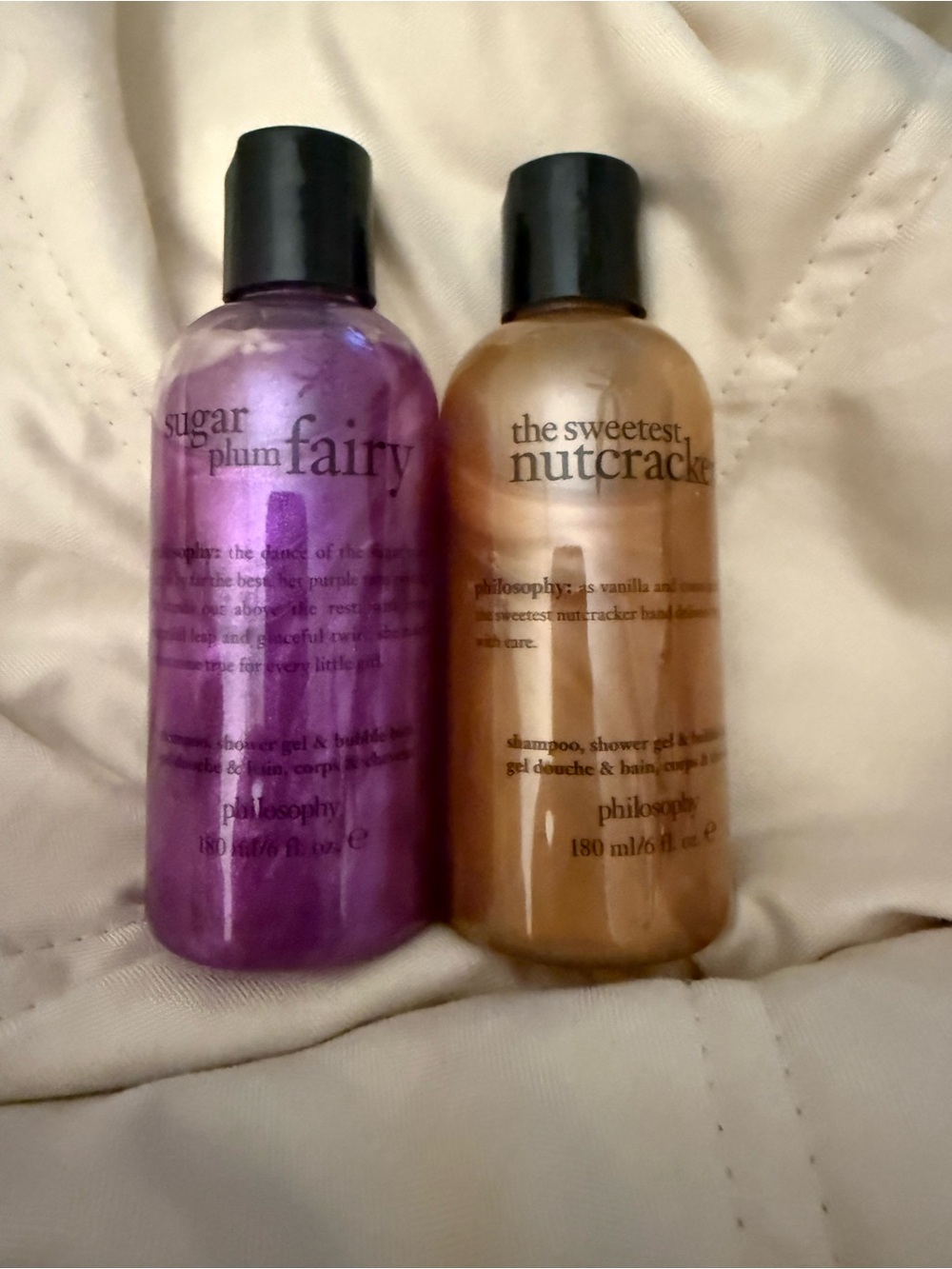New Philosophy 3 in 1 bath set 6oz sugar plum & nutcracker sealed